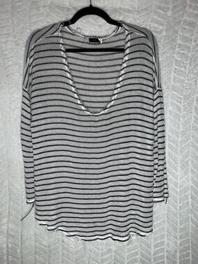 BDG Loose Knit Stripe Oversized Sweater